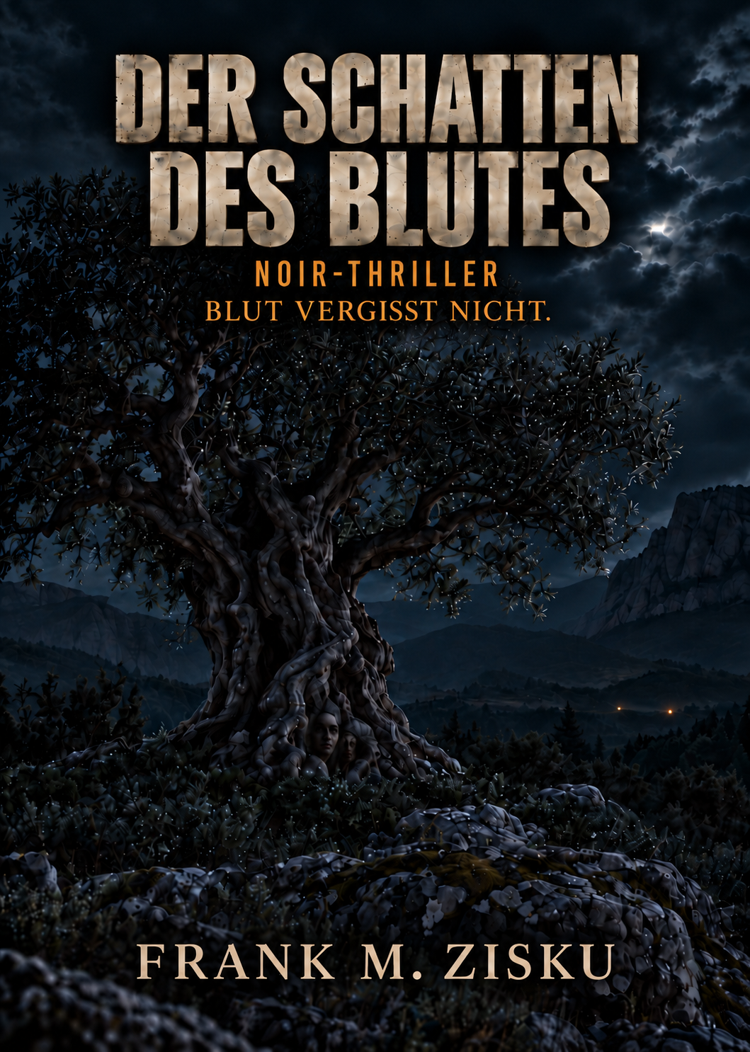 Cover von Der Schatten des Blutes von Frank M. Zisku — Vorschau des deutschen Covers