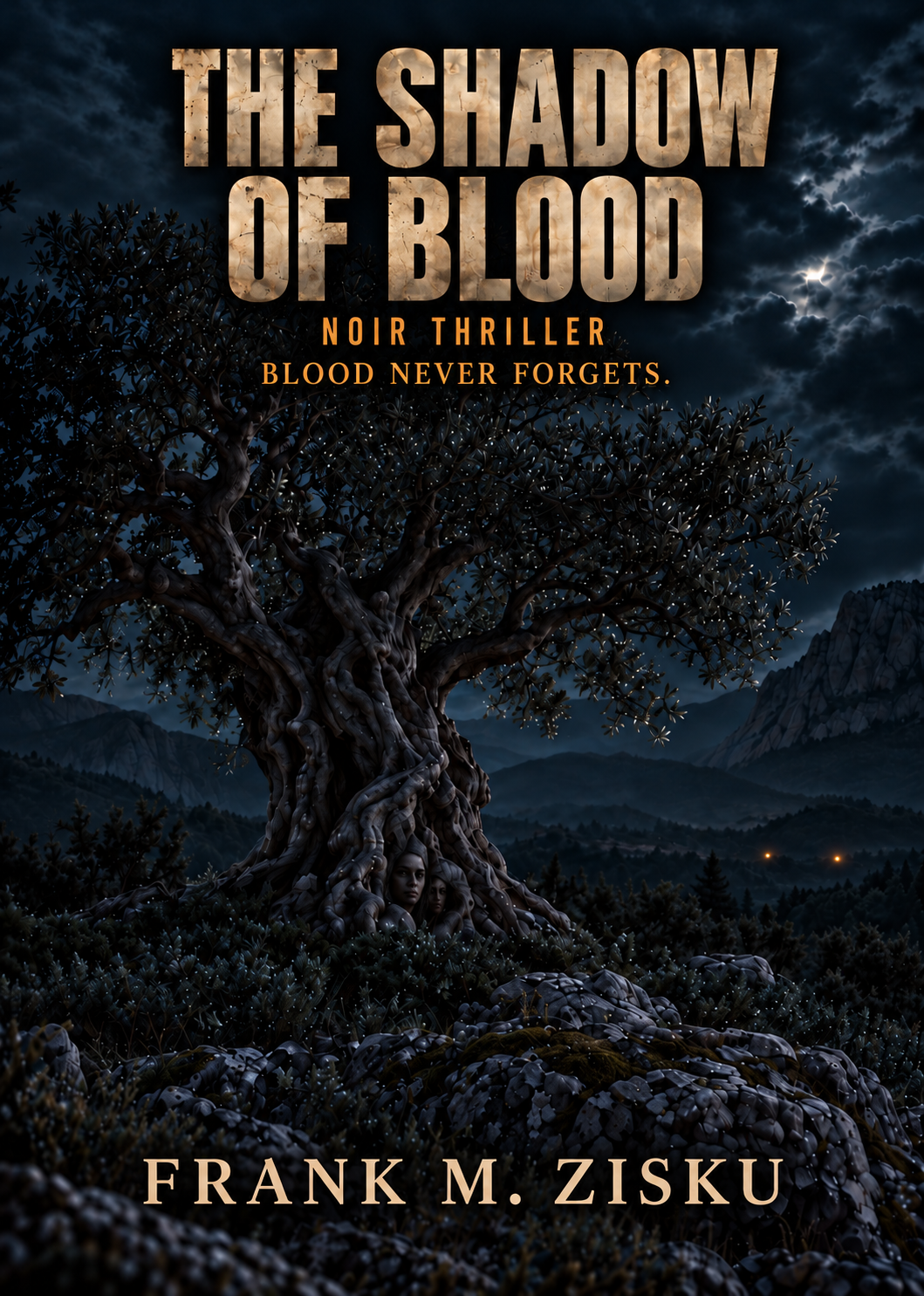 Cover of The Shadow of Blood by Frank M. Zisku — English cover preview