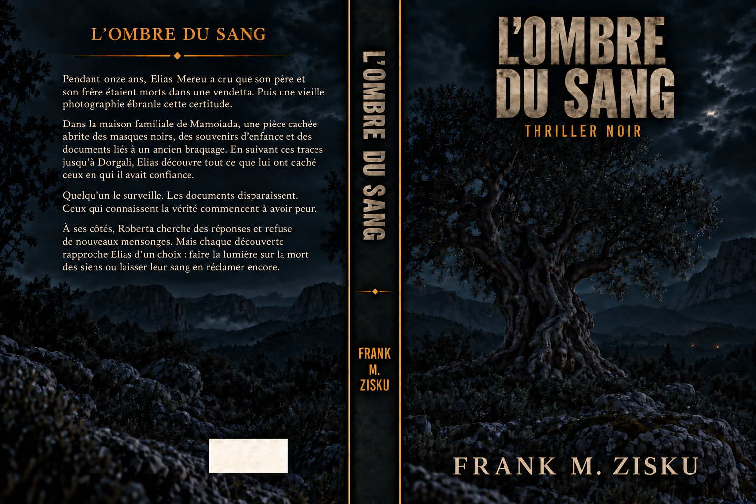 Couverture de L’Ombre du Sang de Frank M. Zisku — Couverture française