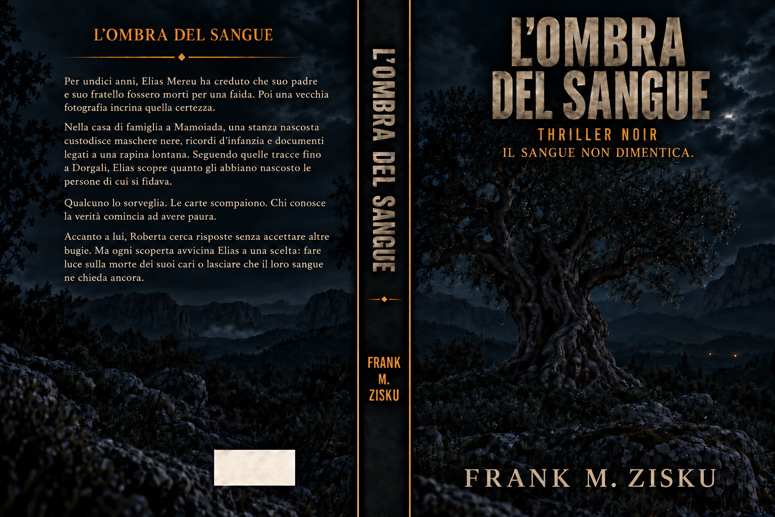 Copertina di L’Ombra del Sangue di Frank M. Zisku — Copertina dell’edizione italiana