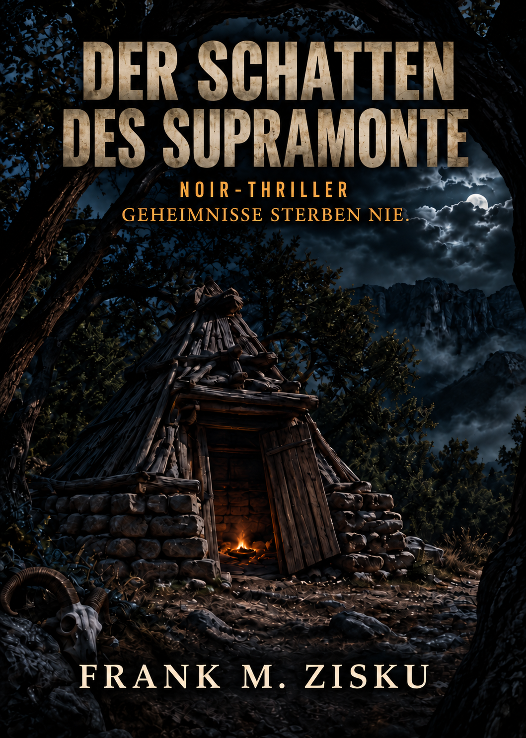 Cover von Der Schatten des Supramonte von Frank M. Zisku — Vorschau des deutschen Covers