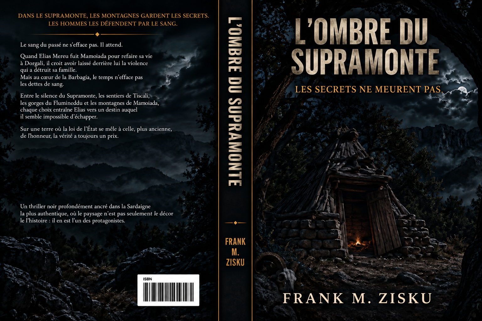 Couverture de L’Ombre du Supramonte de Frank M. Zisku — Couverture française