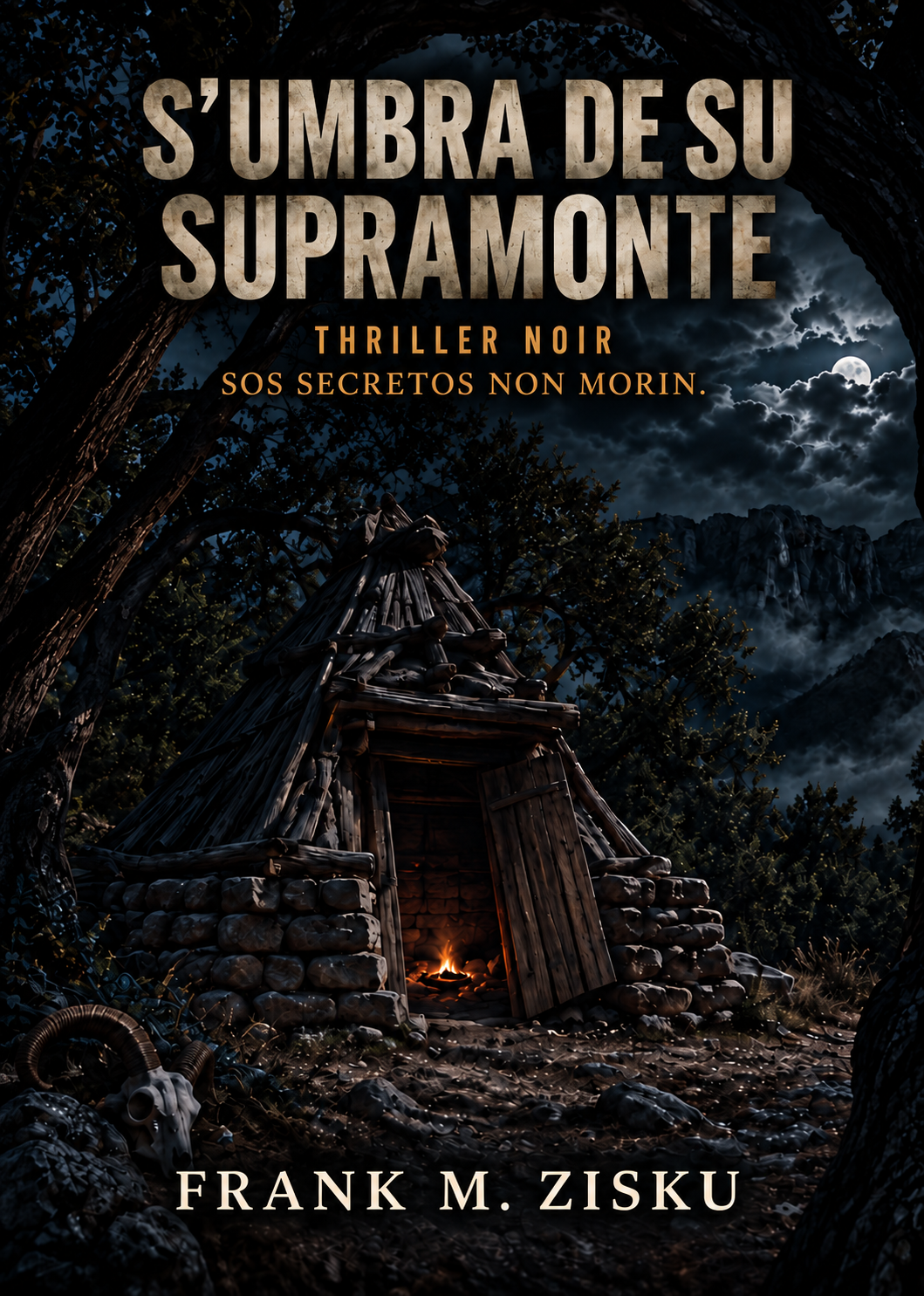 Copertina de S’umbra de su Supramonte de Frank M. Zisku — Anteprima de sa copertina in durgalesu